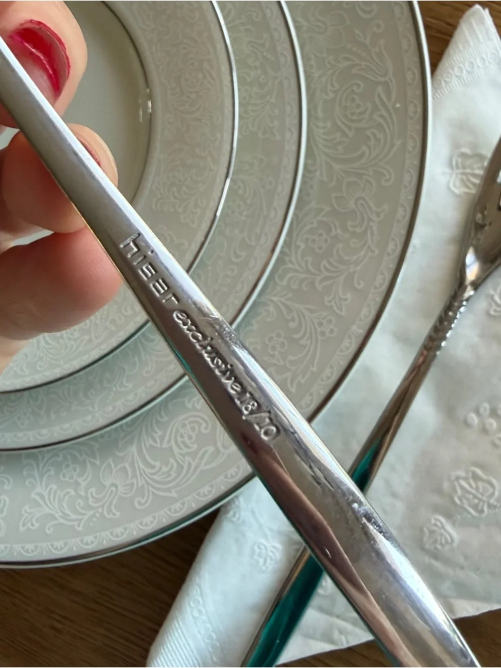 Hisar Mamba 6 Large + 6 Small Fork Set AISI 304 Stainless Steel + 8 Knives Free